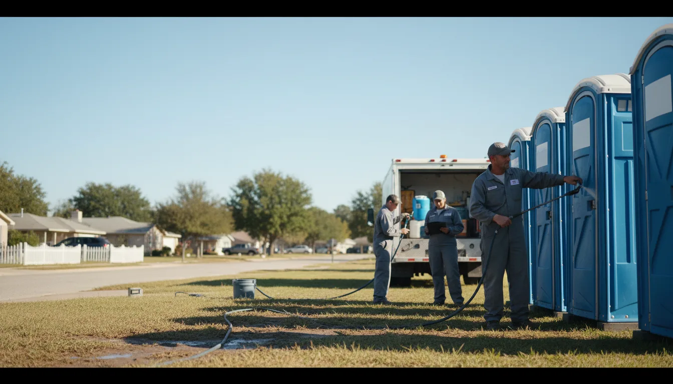 Long-Term Portable Toilet Rental in Winnsboro, LA near me